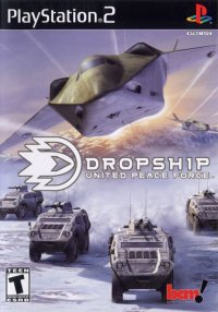 Dropship: United Peace Force PAL Playstation 2 box art